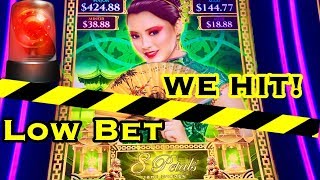 BIG💰WIN★8 Petals Slot Machine ★IT DOES HAPPEN!★Bonsai Yama Review★ Las Vegas Slots with friends!!