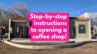 How to start a coffee shop || The first steps!