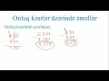 İbtidai sinif adi və onluq kəsr mövzu izahı iii hissə mİq və sertifikasiya imtahanı