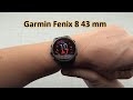 Garmin Fenix 8 43mm AMOLED Sapphire Carbon grey DLC Titanium Unboxing