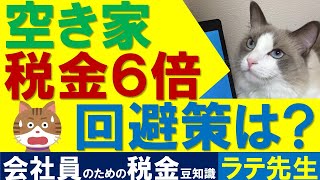 【固定資産税】空家敷地に対する６倍課税とその回避策！/猫好き税理士