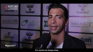مقابلة أحمد الأحمر من قرعة بطولة العالم لكرة اليد #مصر2021 - Ahmed Elahmar #Egypt2021 Draw