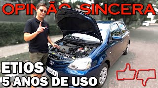 Toyota Etios com 5 anos de uso: como está o carro? É indestrutível? Algum problema crônico?