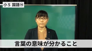 小５国語_言葉の意味が分かること①