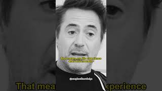 Robert Downey Jr. - Learn From Past Mistakes.