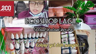 Ecoshop Haul lagi..!! haul dalam kereta.