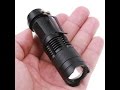 Review Spec Mini Cree Led Flashlight Torch Adjustable Focus Light Lamp