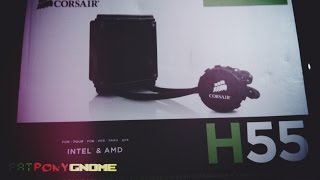 Unboxing and Review of the Corsair H55 Liquid CPU Cooling Kit