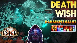 [3.18] Death Wish (Maw of Mischief) Build | Elementalist | Sentinel | Path of Exile 3.18