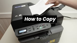 Brother DCP-L2640DW: How to Make a Copy