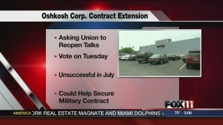 Oshkosh Corp. union sets contract negotiation vote