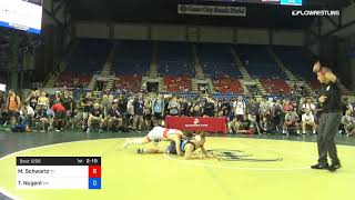 132 Lbs Rnd Of 32 Mosha Schwartz Colorado Vs Trevor Nugent Massachusetts