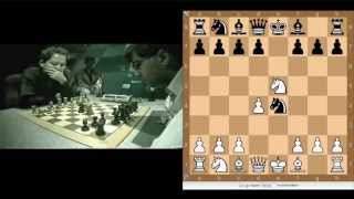 Anand spent almost 2 minutes on the 4th move of a 5 minute blitz game!