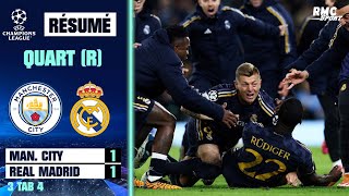 Résumé : Manchester City 1-1 (3tab4) Real Madrid (Q) - Ligue des champions (quar