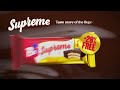 Even more pleasure and delight with Supreme…  enjoy 20% more happiness! 🍫❤️