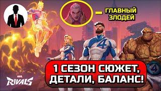 Marvel Rivals 1 СЕЗОН СЮЖЕТ - НОВЫЕ ГЕРОИ - БАЛАНС - НОВОСТИ