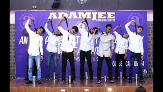 FUNNIEST DANCE PERFORMANCE 😍😂 || ADAMJEE COACHING CENTER || FAREWELL 2017 🎊🎇