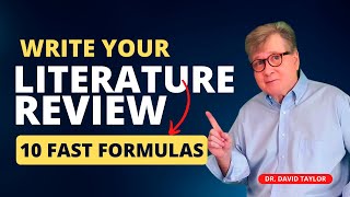 Literature Review: 10 Fast Formulas For Flawless Literature Review Writing