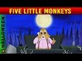 5 Little Monkeys (HD)  | Nursery Rhymes | Halloween Special | Shemaroo Kids