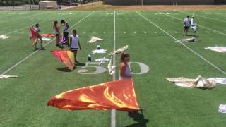 CHS Color Guard - Big Flag Routine