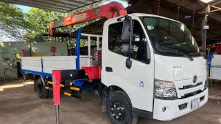 Xe cẩu 3.5 tấn - Hino Xzu73/2021 siêu lướt