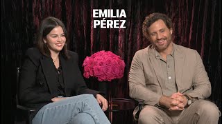 "I haven't felt this way since SPRING BREAKERS." Selena Gomez, Édgar Ramírez Interview! EMILIA PERÉZ