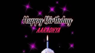 Aaradhya Name Happy Birthday to you Video Song Happy  Song With Names