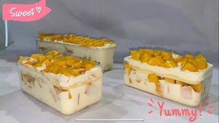 芒果盒子蛋糕 How To Make A Mango Box Cake