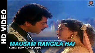 Mausam Rangila Hai - Dhartiputra | Kumar Sanu, Alisha Chinai | Mammootty & Jaya Prada