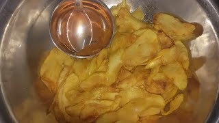 కరకరలాడే బంగాళాదుంప చిప్స్ఇంట్లోనే రుచిగా homemade potato chips super test 😋😋👍🏼🙏🏾