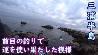 【三浦半島】3日前に爆釣した磯でも運を使い果たした状態で挑むとこんな結果になります【2023年1月下旬】