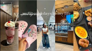 unfiltered days in my life: uni preparations + new crocs + shopping/ mini shopping haul.💓