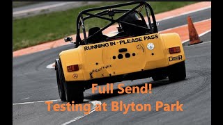 Full send! Testing the Westfield Duratec at Blyton Park