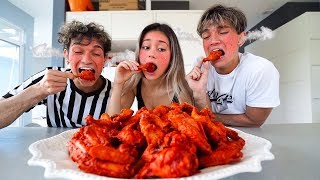 First To Finish SPICY HOT WINGS Wins Cash Prize!