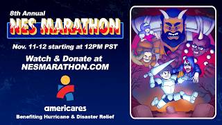 8th Annual NES Marathon for Hurricane \u0026 Disaster Relief Nov. 11-12