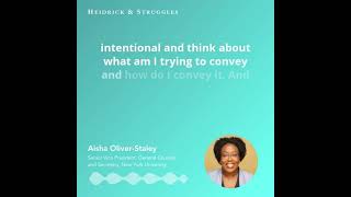 Insights from a Legal Leader: NYU's Aisha Oliver-Staley on Essential Leadership Skills \u0026 Experiences