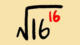 What is sqrt(16^16)=?