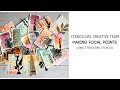 Making Focal Points for Journal Pages - StencilGirl Creative Team Video