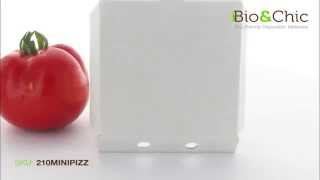 BioandChic.Com - Mini Pizza Box - 3.5 inch. SKU: 210MINIPIZZ