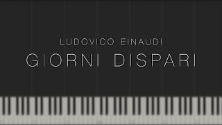 Giorni Dispari - Ludovico Einaudi \\ Synthesia Piano Tutorial