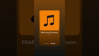 Fnaf Song Cover