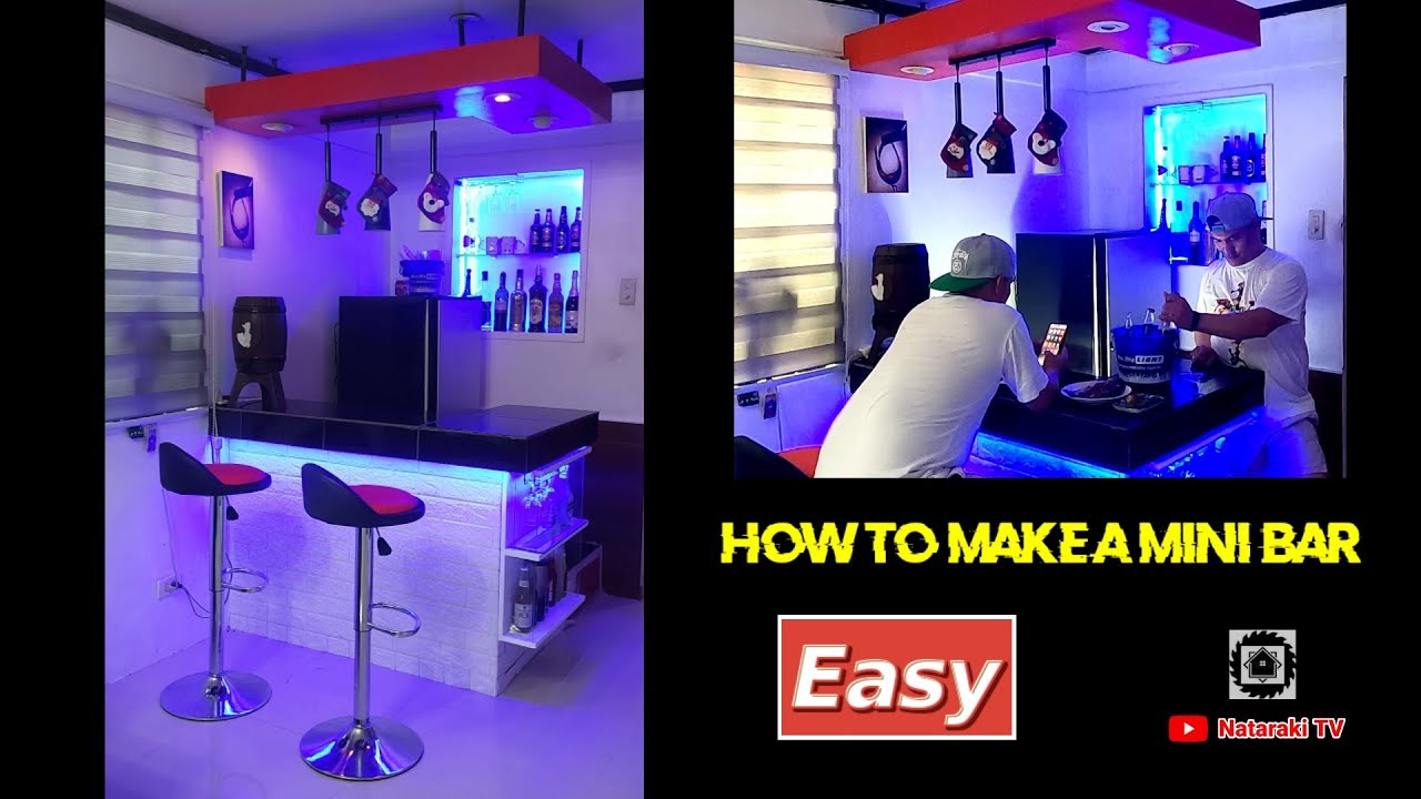 How To Make A Mini Bar Ii Mini Bar Design Ii Modern Mini Bar Ii Paano