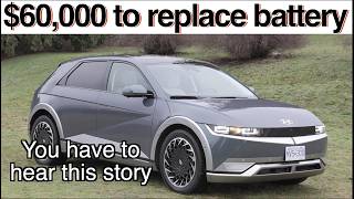 $60,000 to replace battery. The battery costs more than a brand new car!