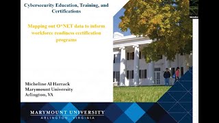 Mapping out O*Net Data to Inform Workforce Readiness Certification Programs