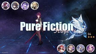 E3 Himeko + Herta / E0S1 Kakfa +  E0S1 Black Swan ~ Pure Fiction | Honkai Star Rail 2.2