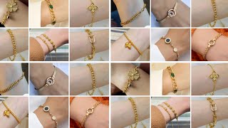 #2025 New Design Gold Bracelet Designs ||Light weight gold bracelet design for women || Bracelets