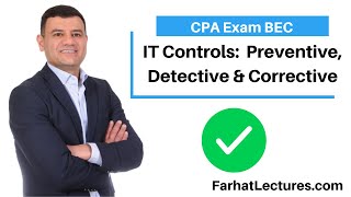 IT Controls Preventive, Detective \u0026 Corrective Controls. CPA Exam