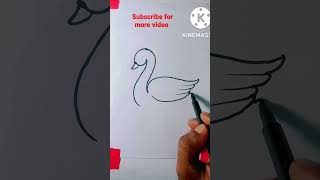 how to draw beautiful duck #shorts #drawing #artvideo #art #artist #reels #instagram #howto #art
