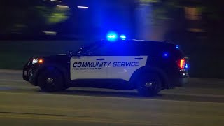 Rosemont Community Service/Police Auxiliary Ford Explorer Interceptor Utility Responding [5.15.2024]