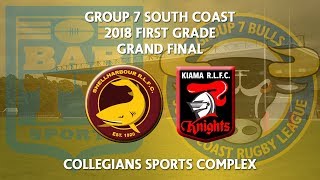 2018 Group 7 RL 1st Grade Grand Final - Shellharbour City Sharks v Kiama Knights